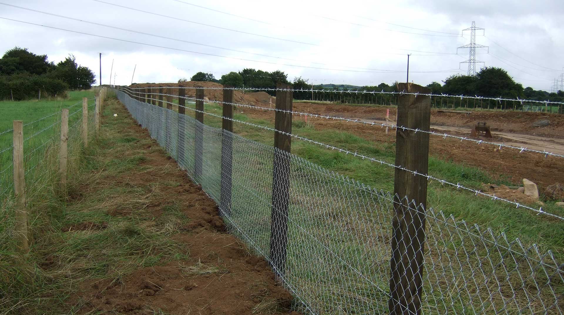 Strained Wire Fencing product by Mulligan Fencing