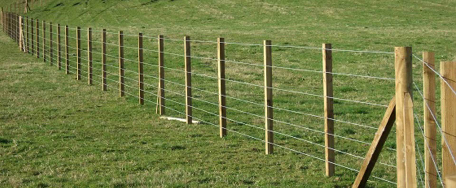 Strained Wire Fencing product by Mulligan Fencing