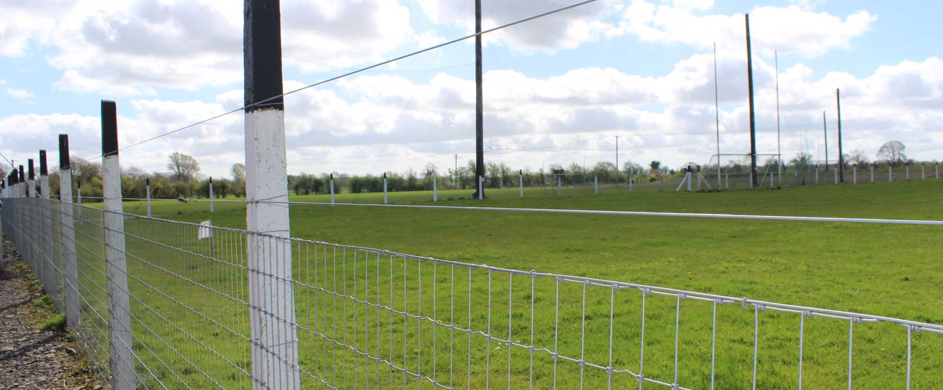 Dunderry GAA Meath Fencing project by Mulligan Fencing