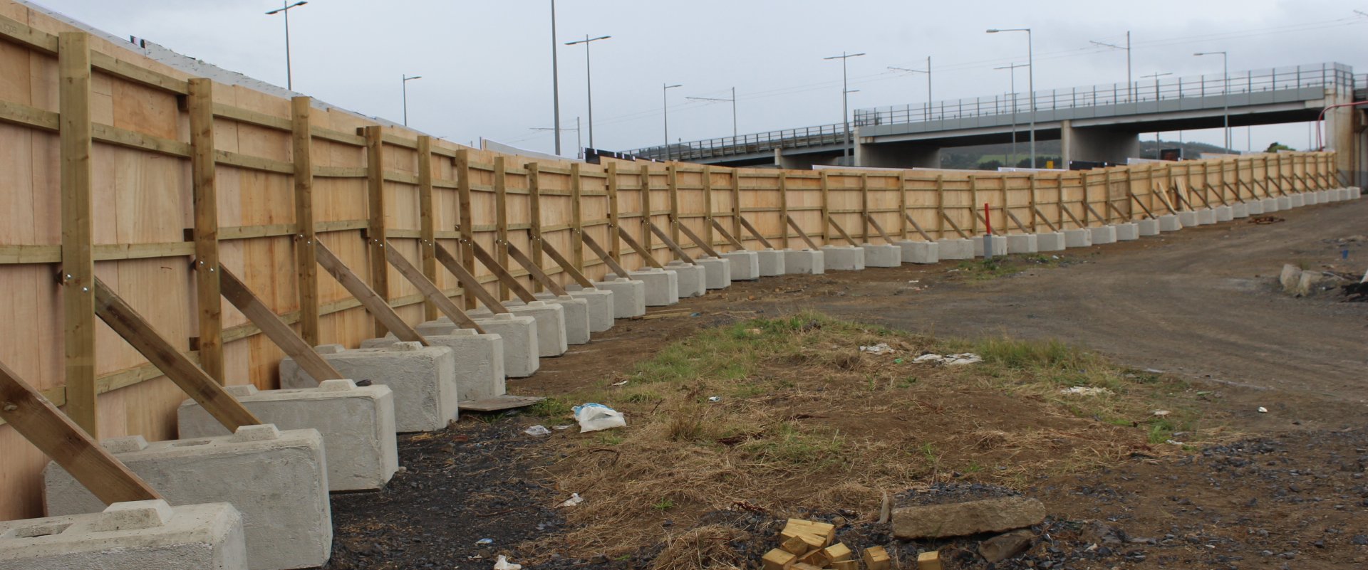 Hoarding Fencing product by Mulligan Fencing