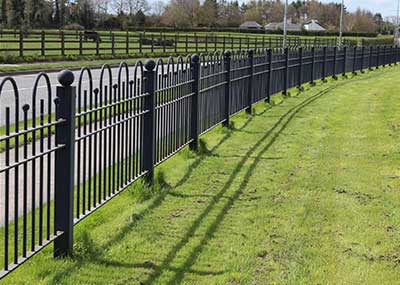 Railings Estate Fence Fencing Projects Categories By Mulligan Fencing