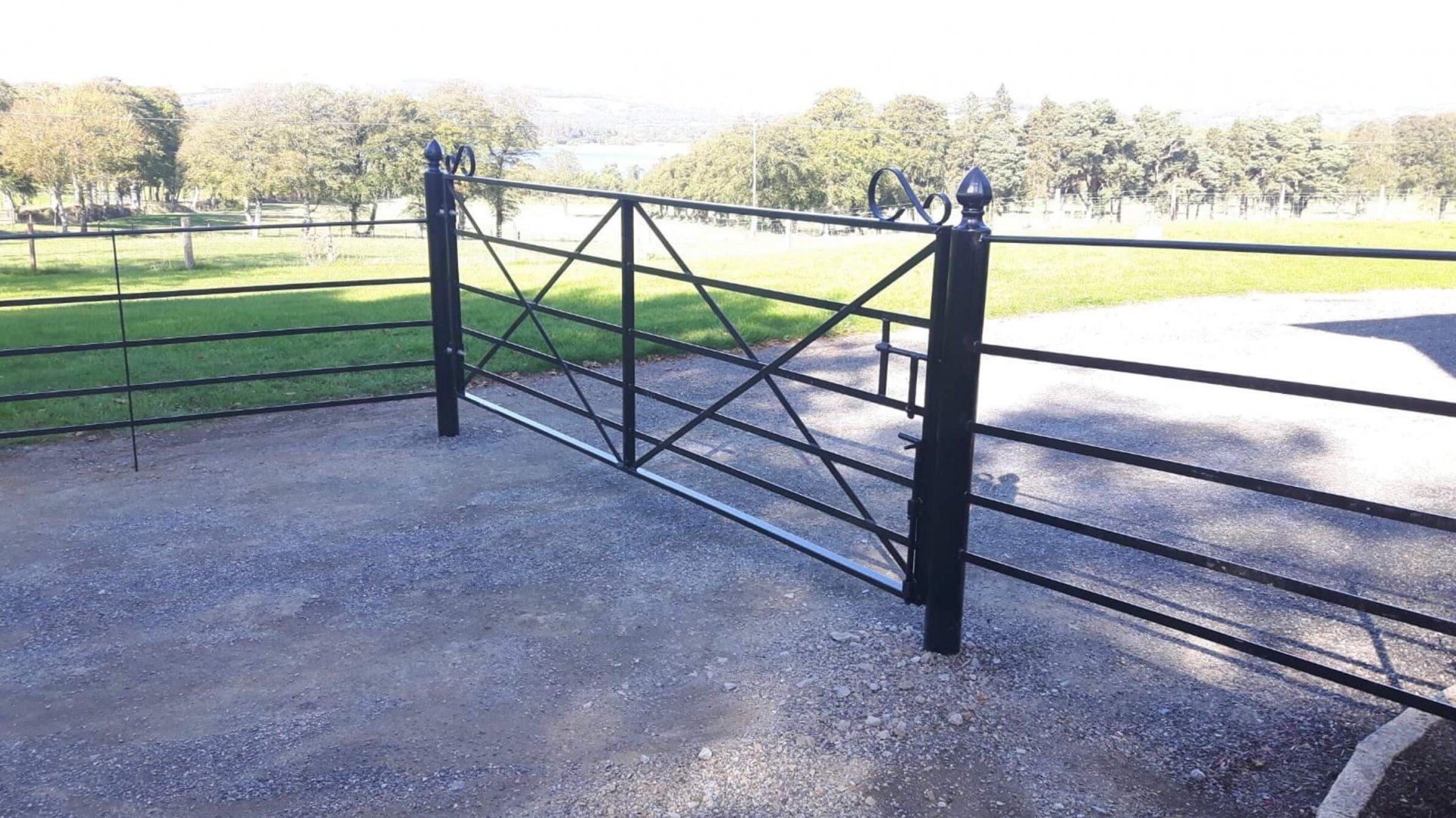 Estate Rail Vehicle Gate 3.6m