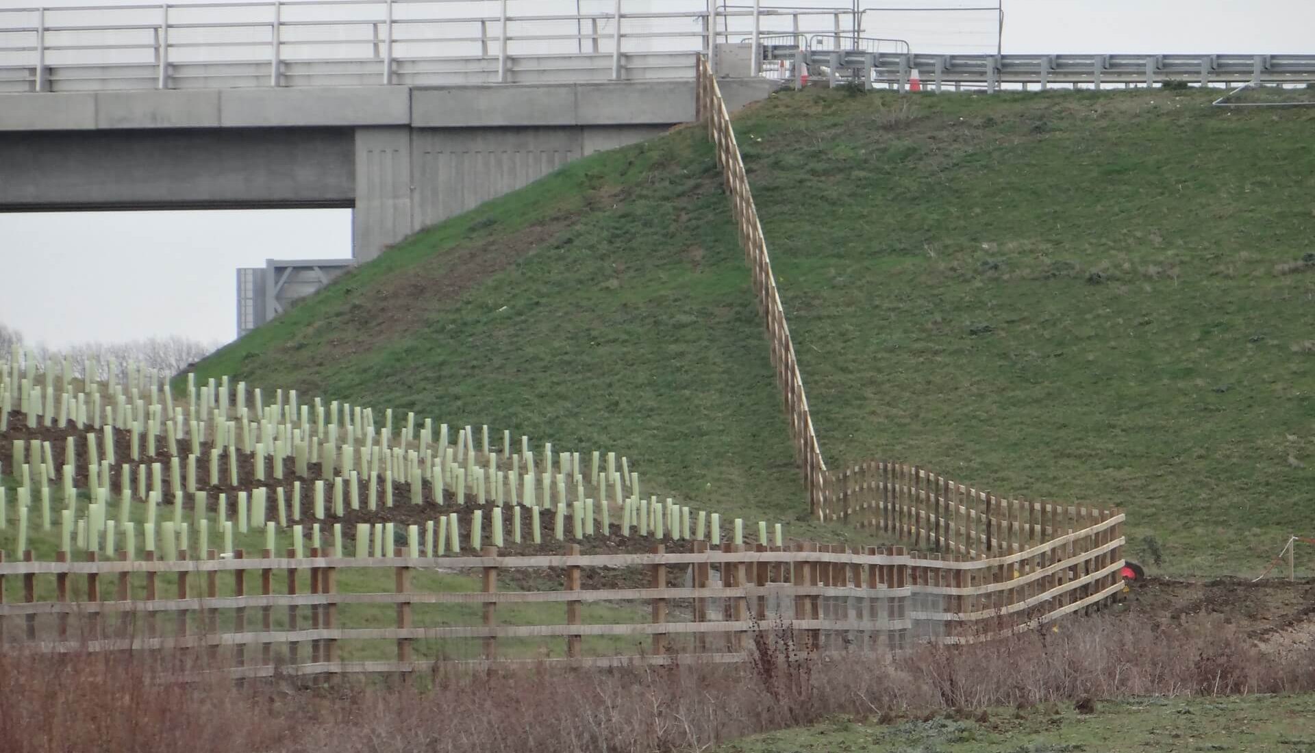 A14 Cambridge to Huntingdon Fence TPR